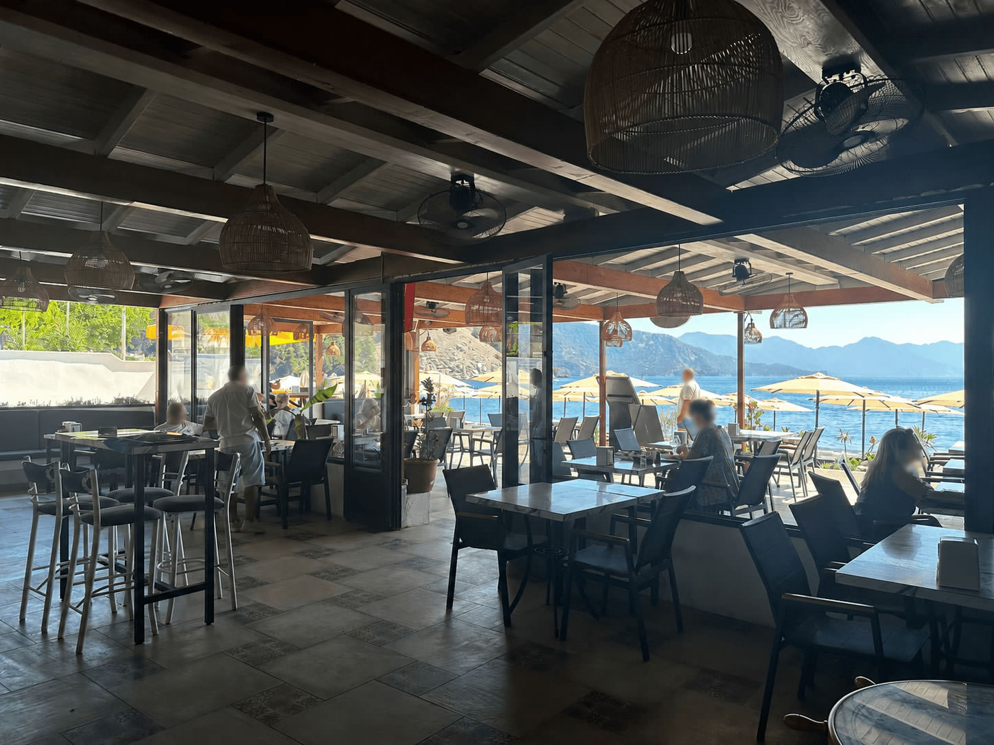 Martı Beach Restaurant yemek sunumu